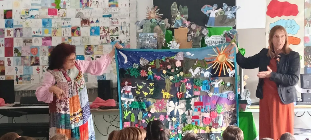 Escritora Rosário Martins apresenta “Retalhos do Paraíso” na biblioteca escolar dos Castelos